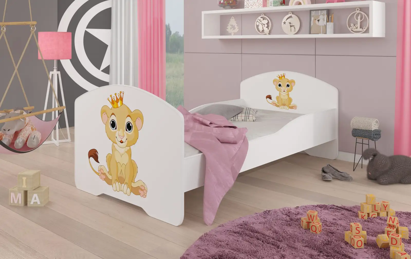 Łóżko z materacem PEPE LION 160x80