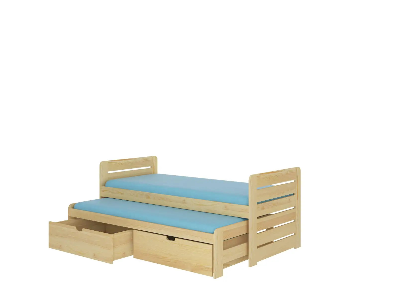 Łóżko podwójne z materacami TOMI 200x90 — 2