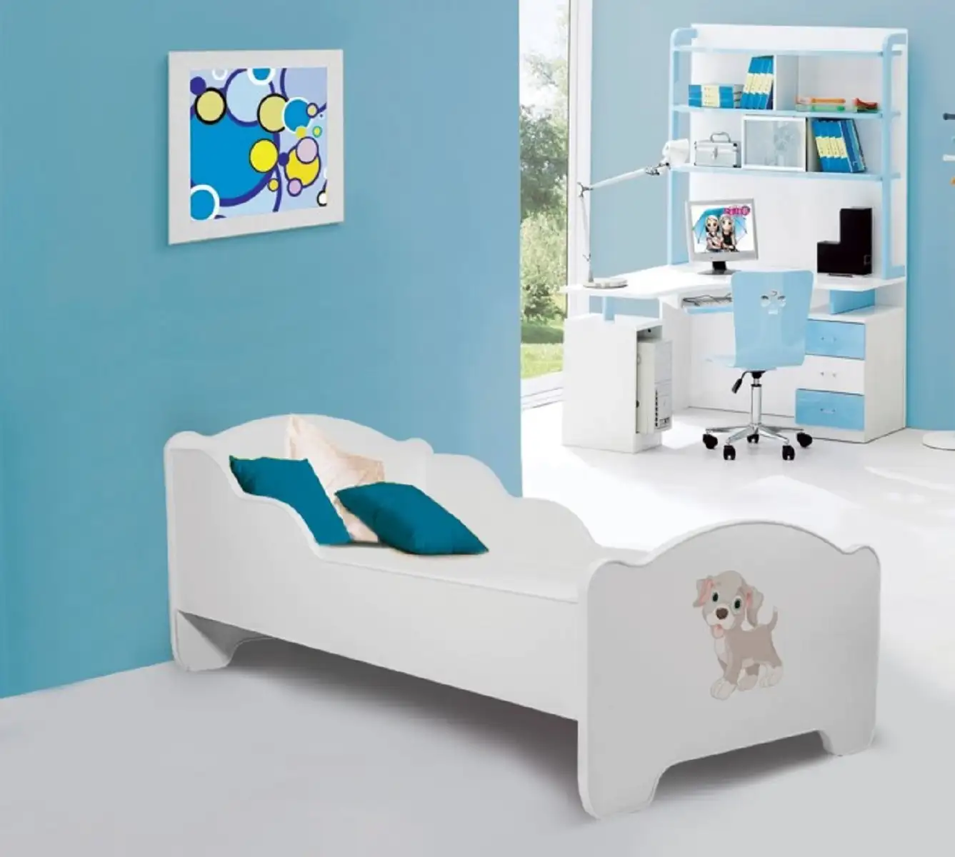 Łóżko z materacem AMADIS DOG 160x80