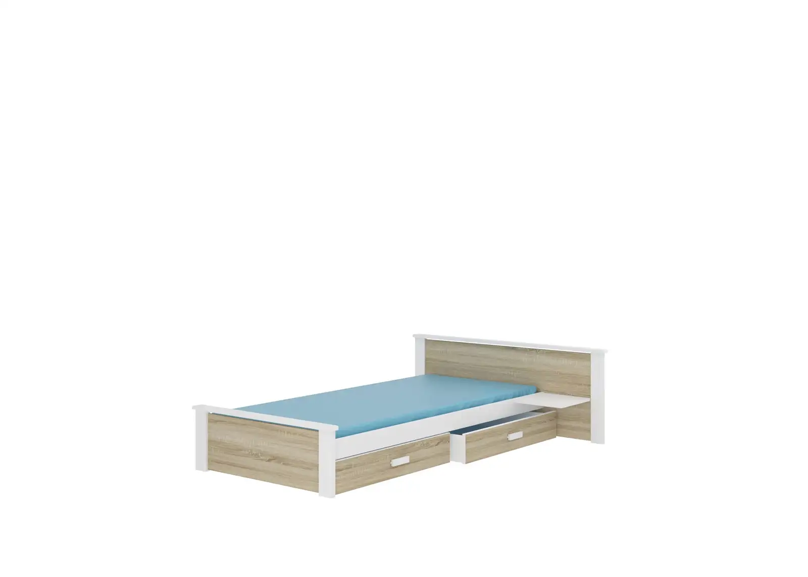 Łóżko z materacem ALDEX SHELF 200x90 — 2