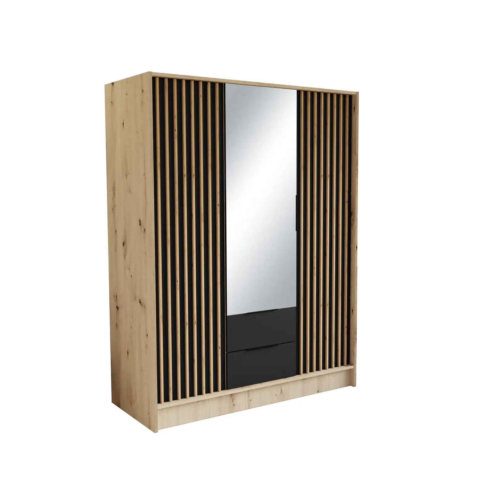 Szafa Nero lamele + lustro Dąb Artisan 150 Arton — 2