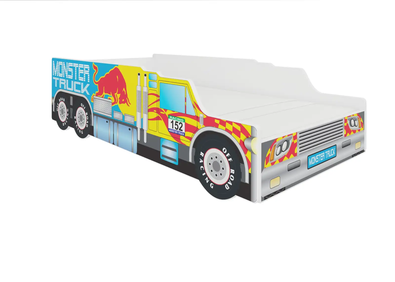 Łóżko z materacem MONSTER TRUCK 140x70 — 2