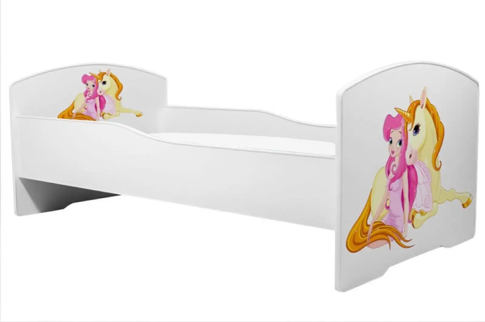 Łóżko z materacem PEPE GIRL WITH UNICORN 140x70 — 2