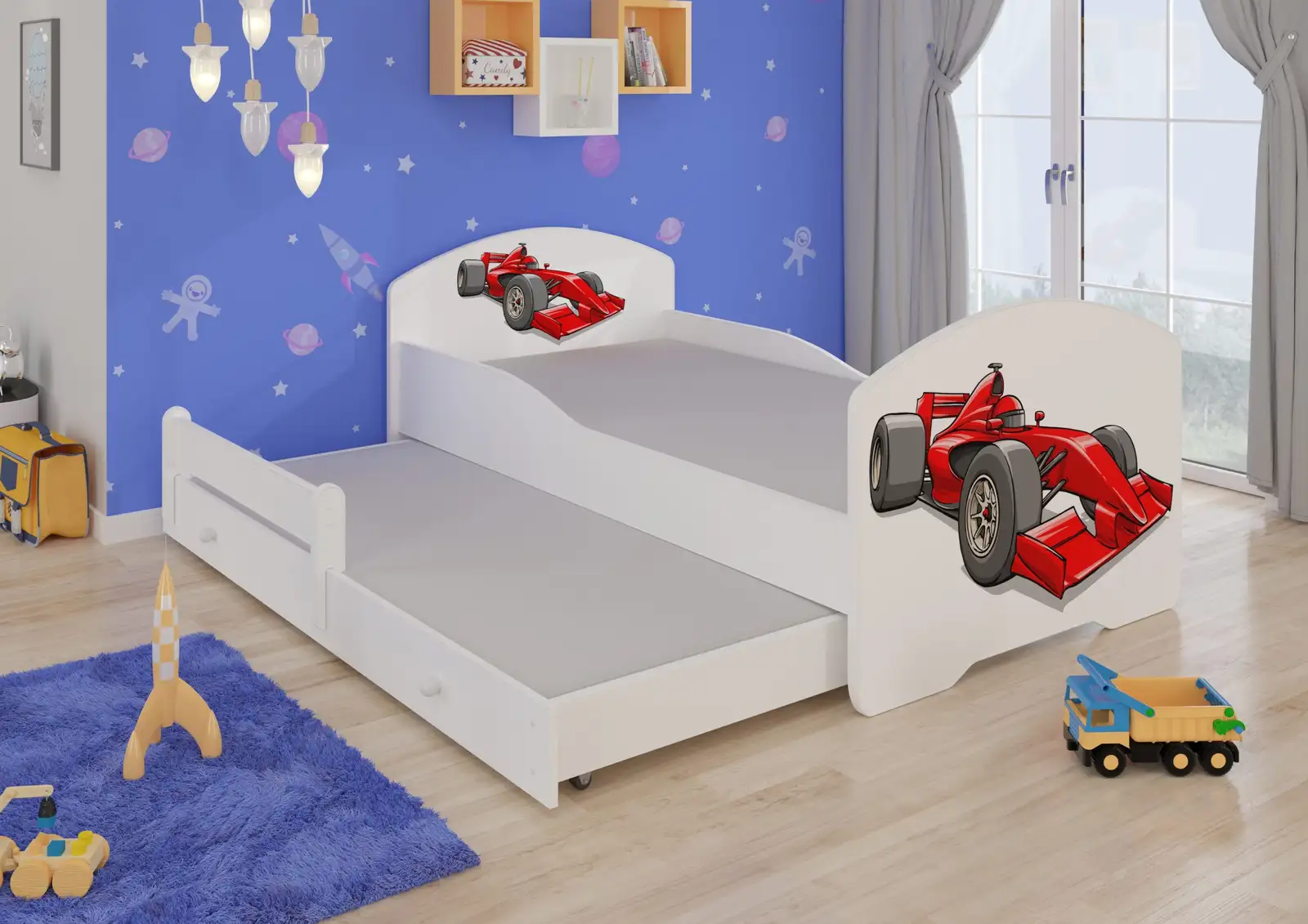 Łóżko podwójne z materacami PEPE II FORMULA 160x80