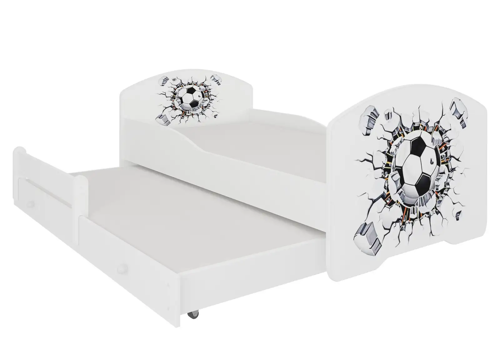 Łóżko podwójne z materacami PEPE II BALL 160x80 — 2