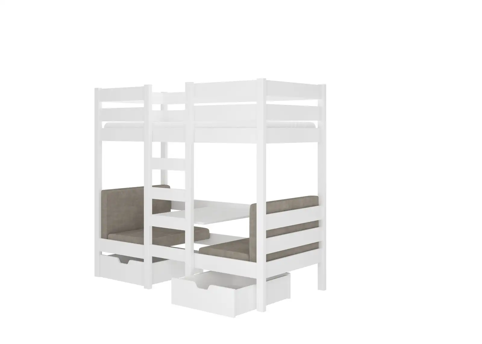 Łóżko piętrowe z materacami BART 180x80 — 2