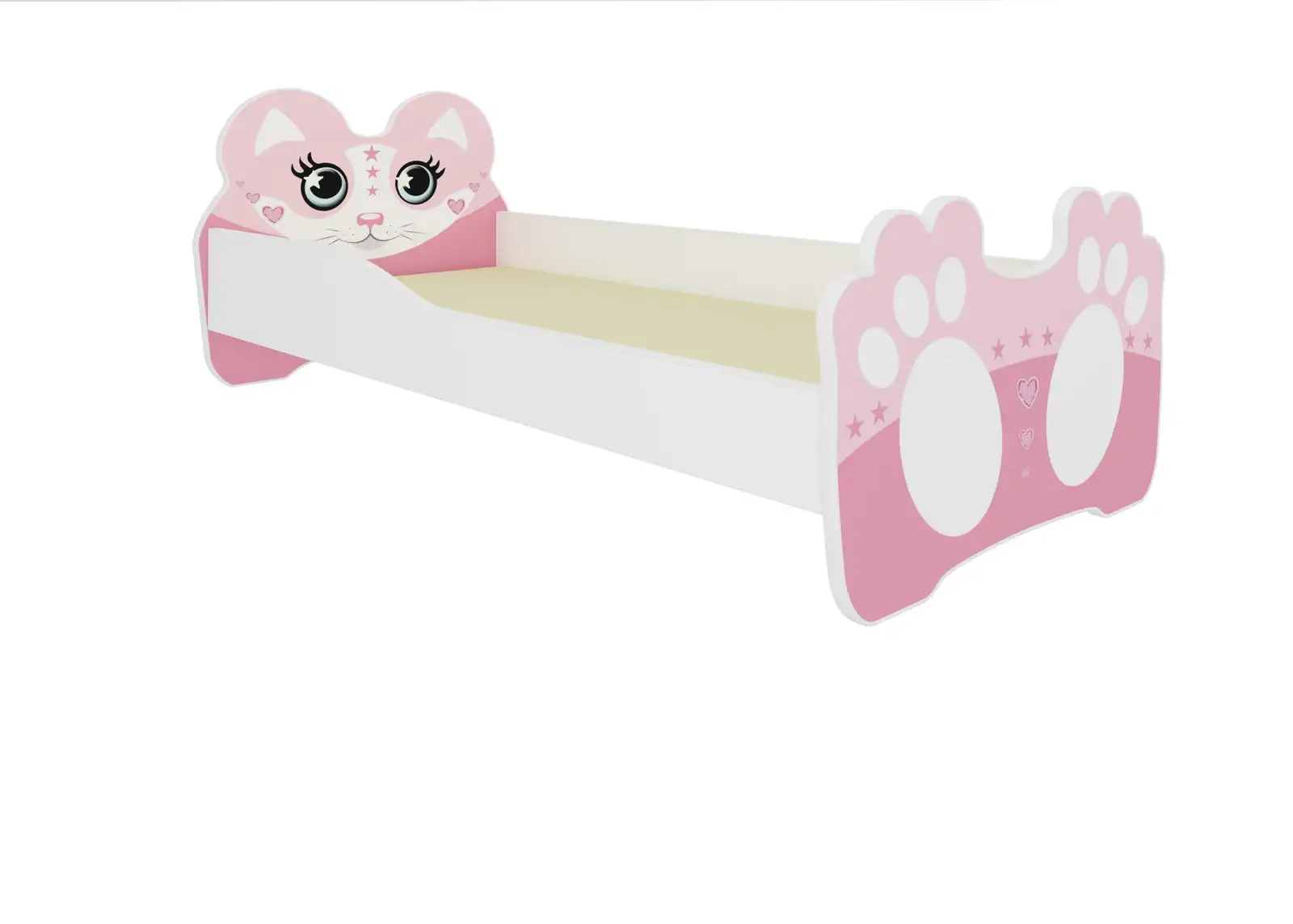 Łóżko z materacem BEAR PINK 140x70 — 2