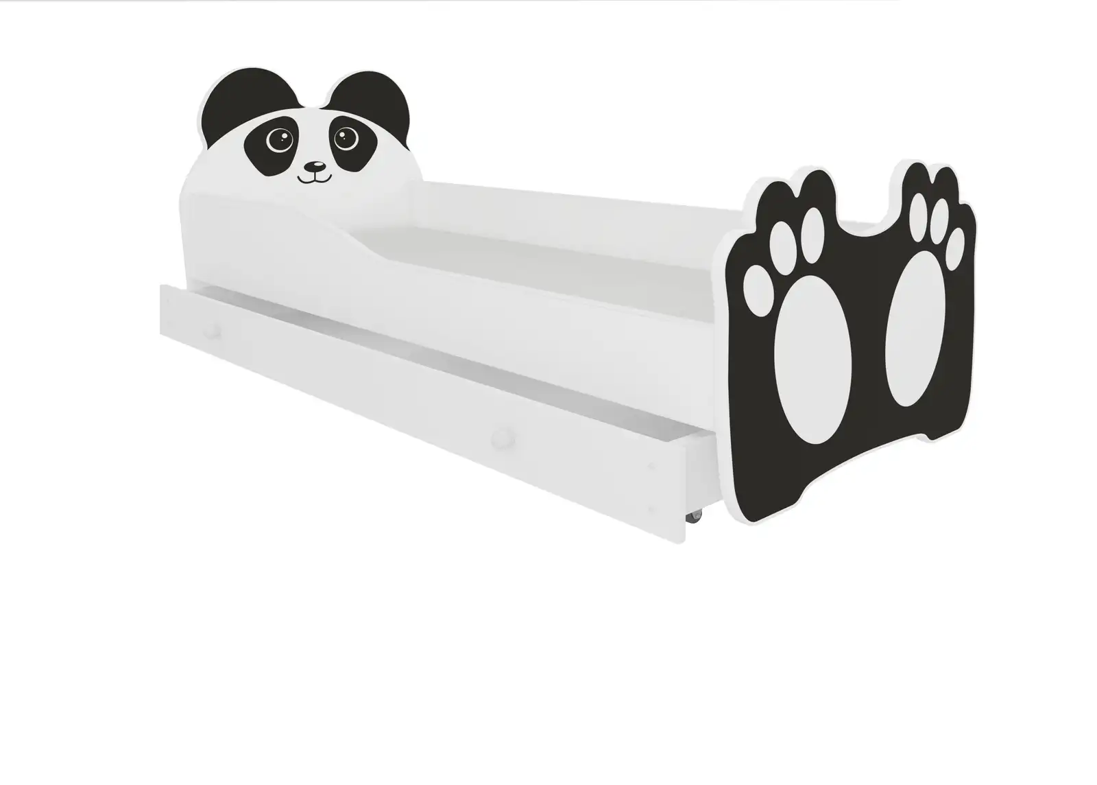 Łóżko z materacem i szufladą BEAR BLACK 160x80 — 2
