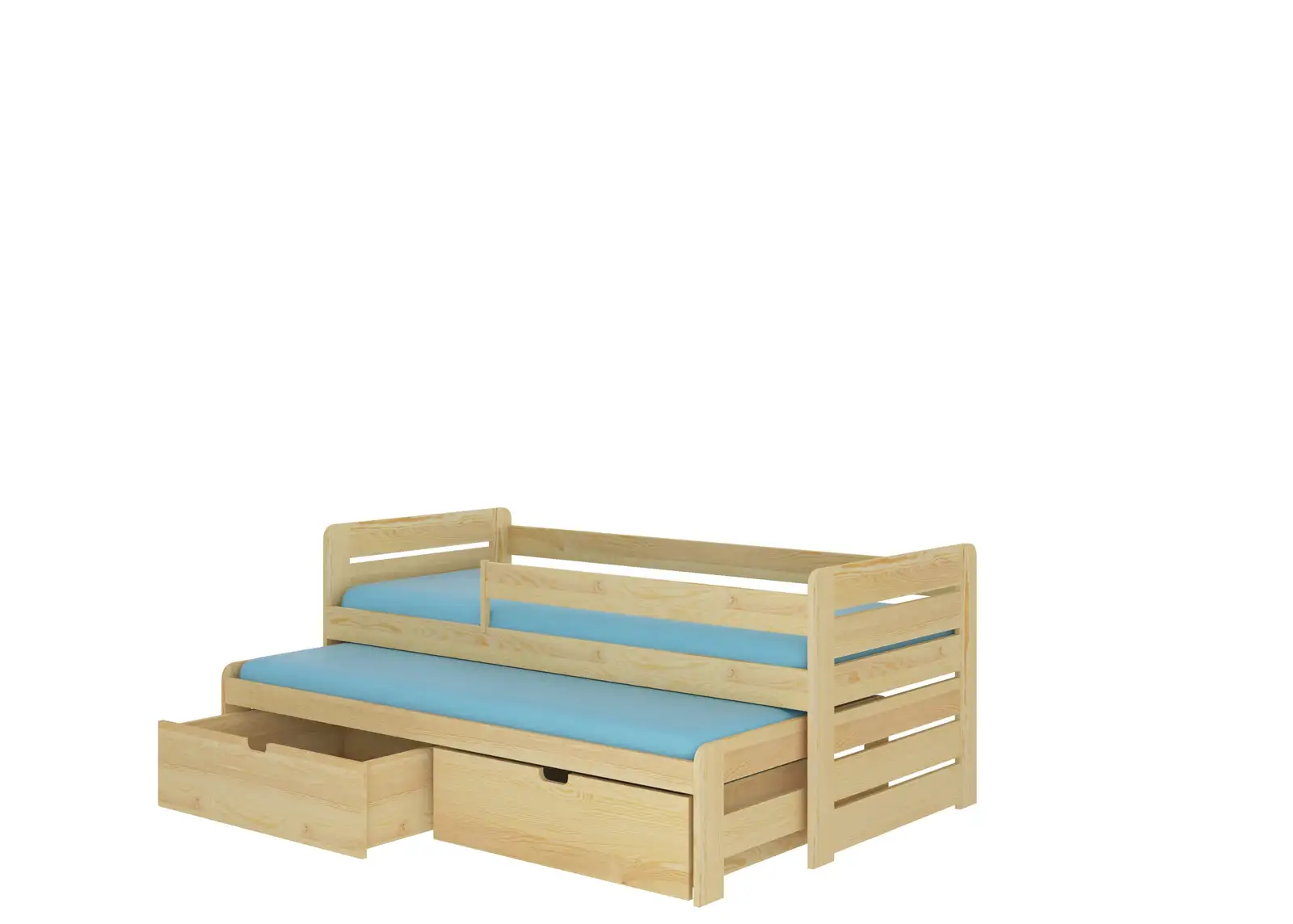 Łóżko podwójne z barierką TOMI 200x90 — 2