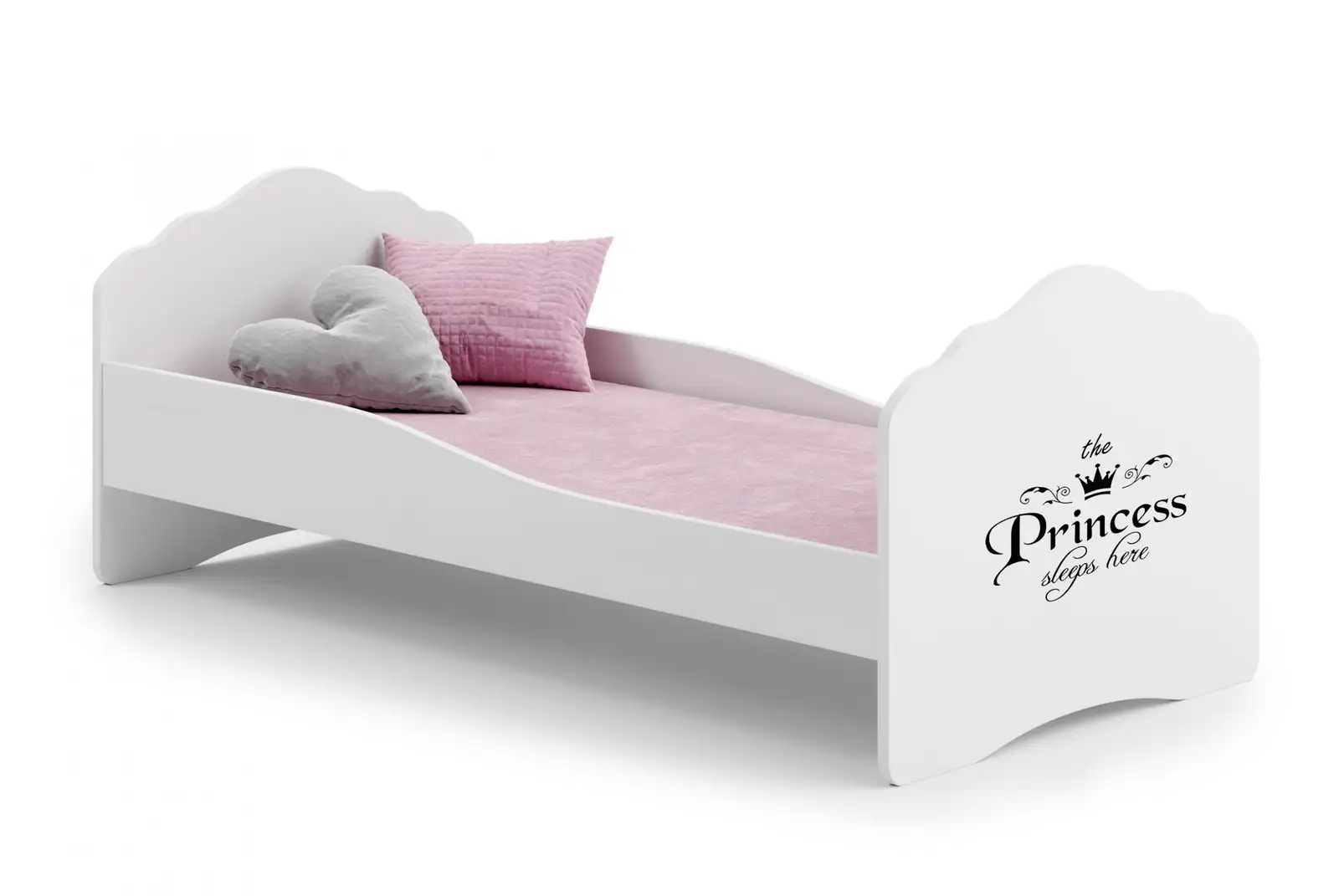 Łóżko z materacem CASIMO PRINCESS BLACK 140x70 — 2