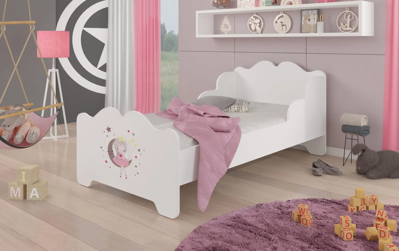 Łóżko z materacem XIMENA SLEEPING PRINCESS 140x70