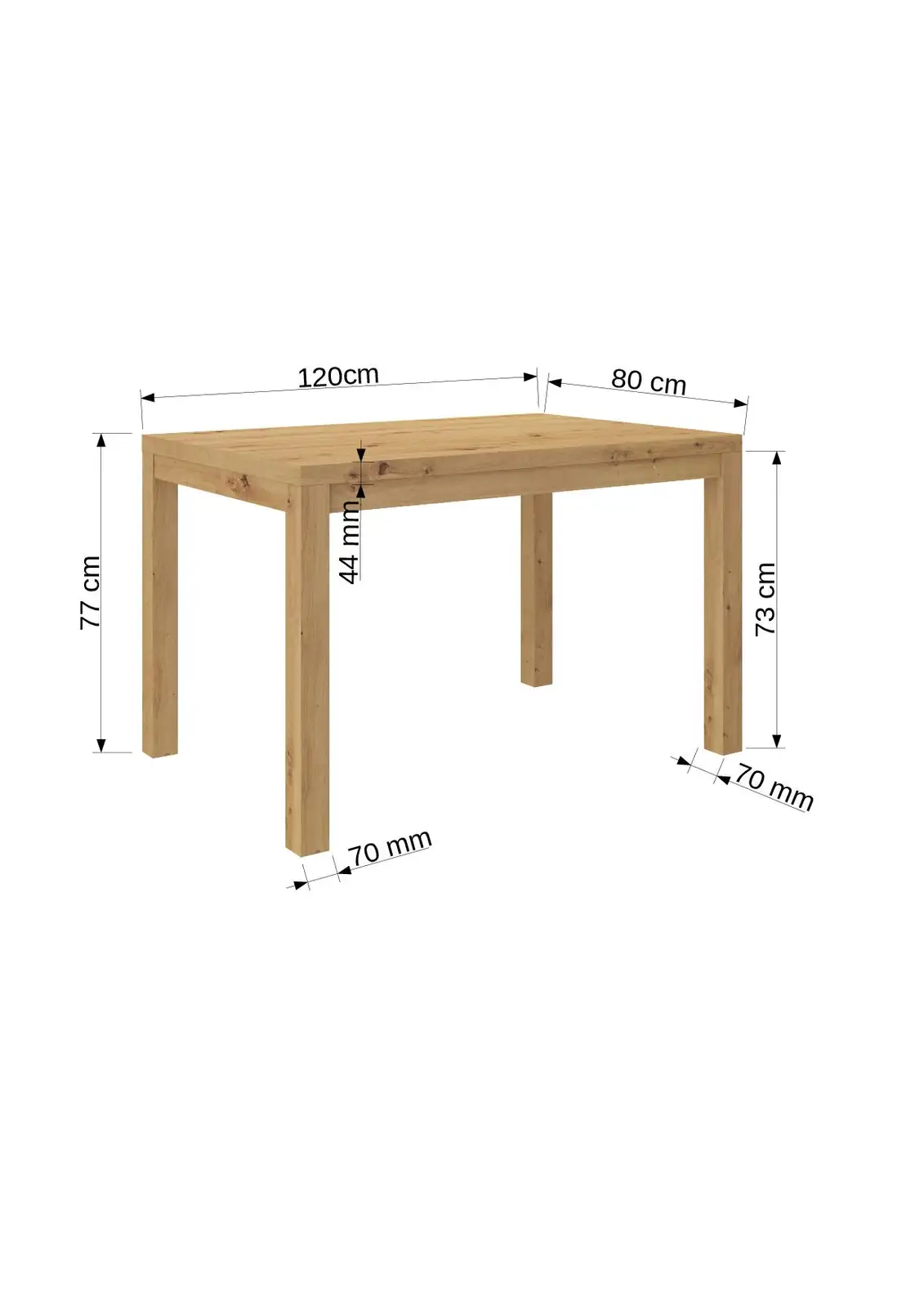 Stolik kawowy OLAF 2 120x80 — 3