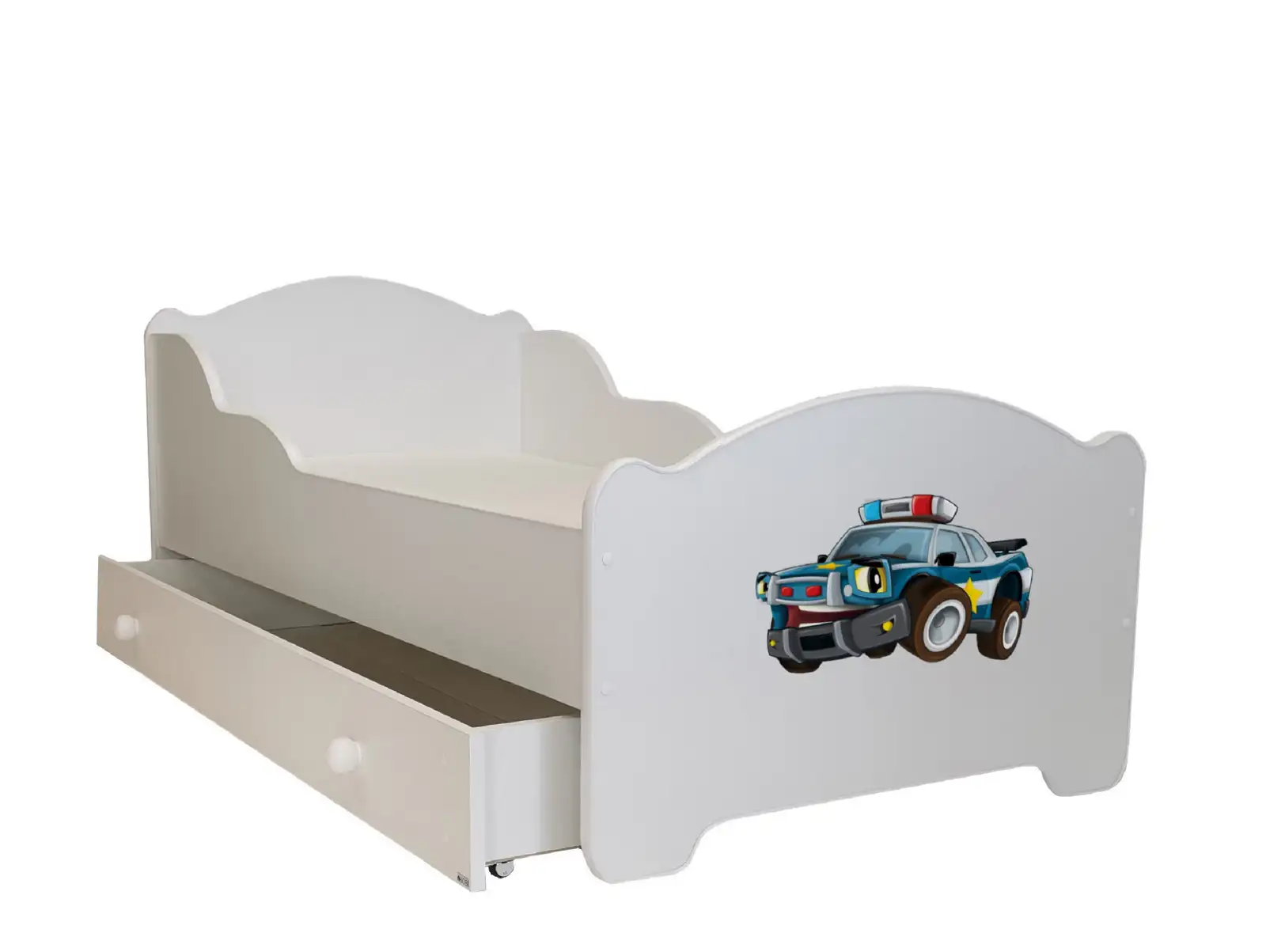 Łóżko z materacem i szufladą AMADIS POLICE 160x80 — 2
