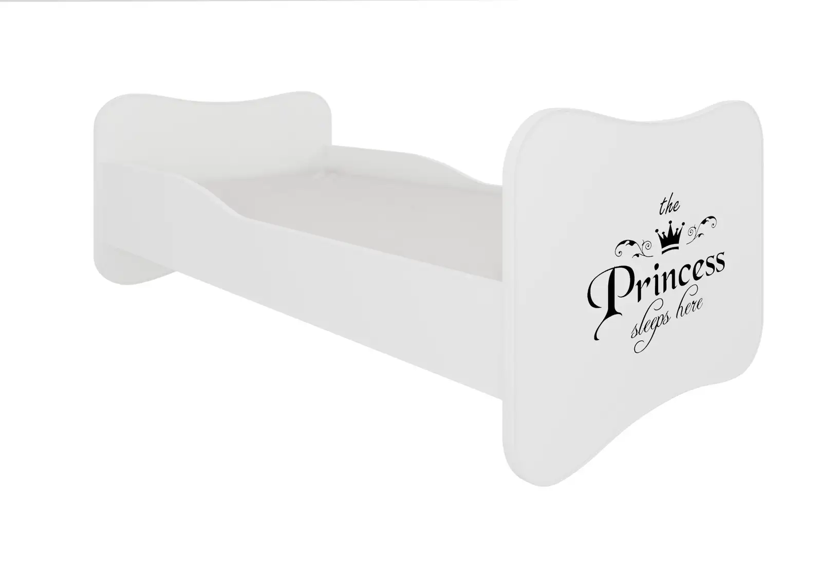 Łóżko z materacem GONZALO PRINCESS BLACK 140x70 — 2