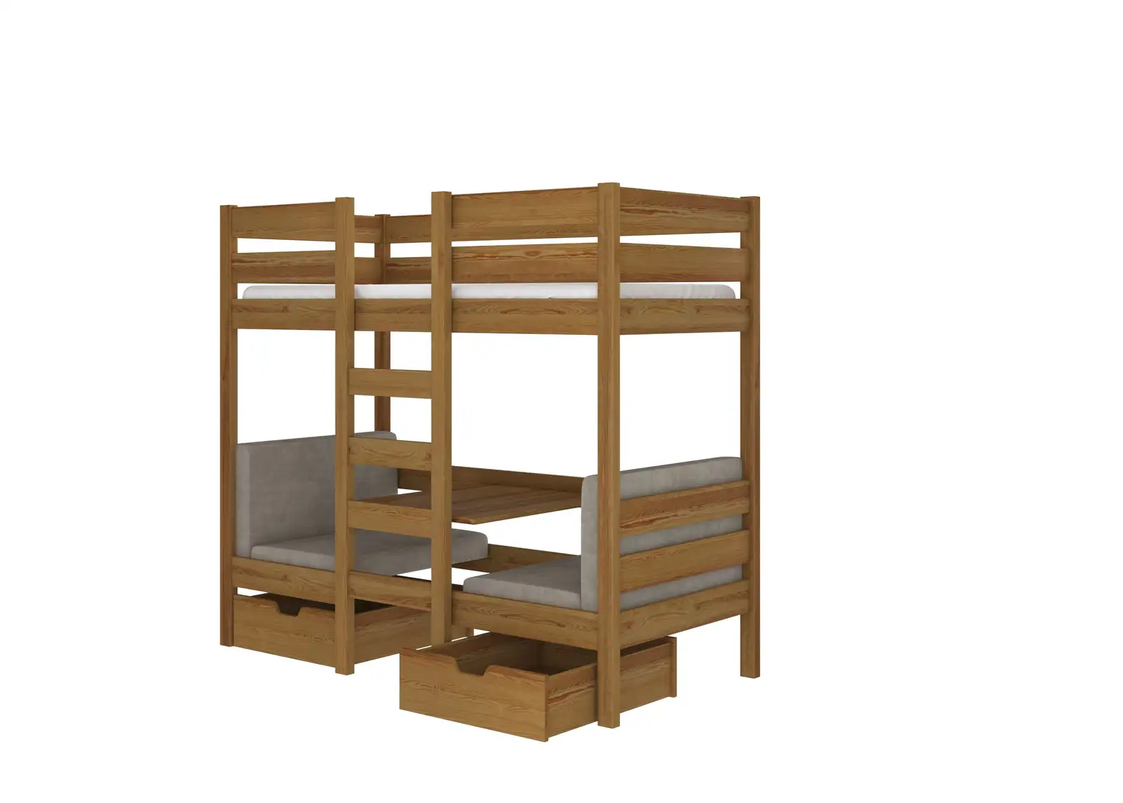 Łóżko piętrowe z materacami BART 180x80 — 2