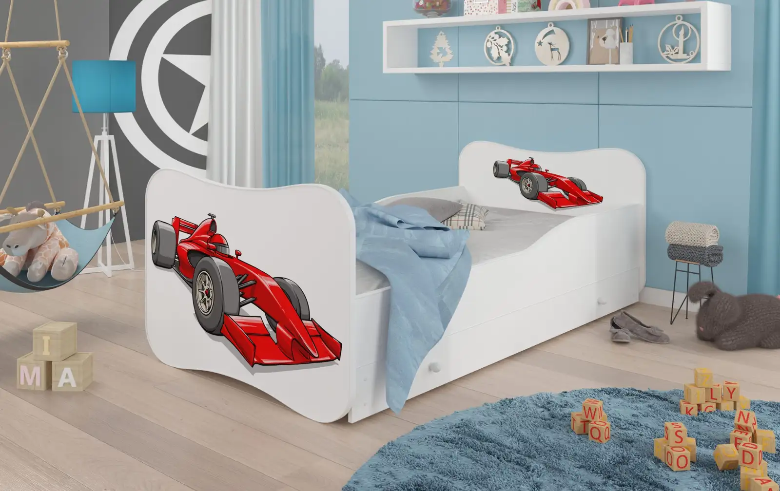 Łóżko z materacem i szufladą GONZALO FORMULA 160x80