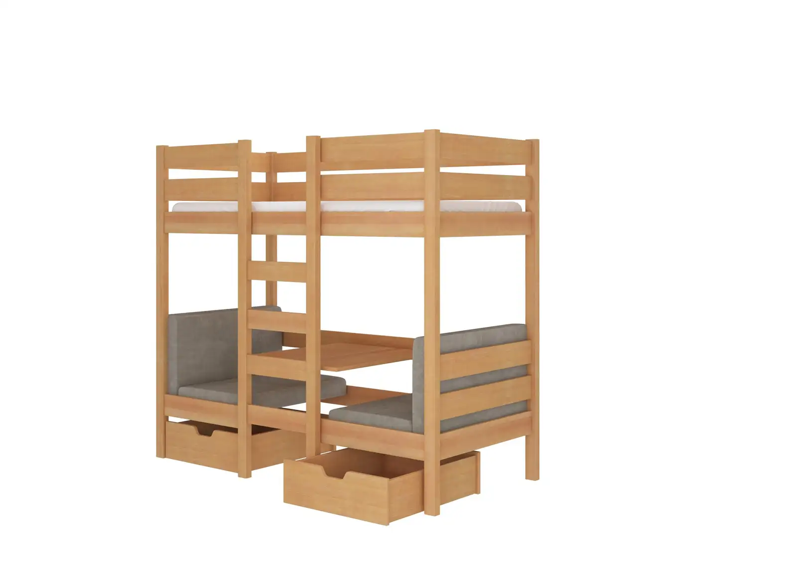 Łóżko piętrowe z materacami BART 180x80 — 2