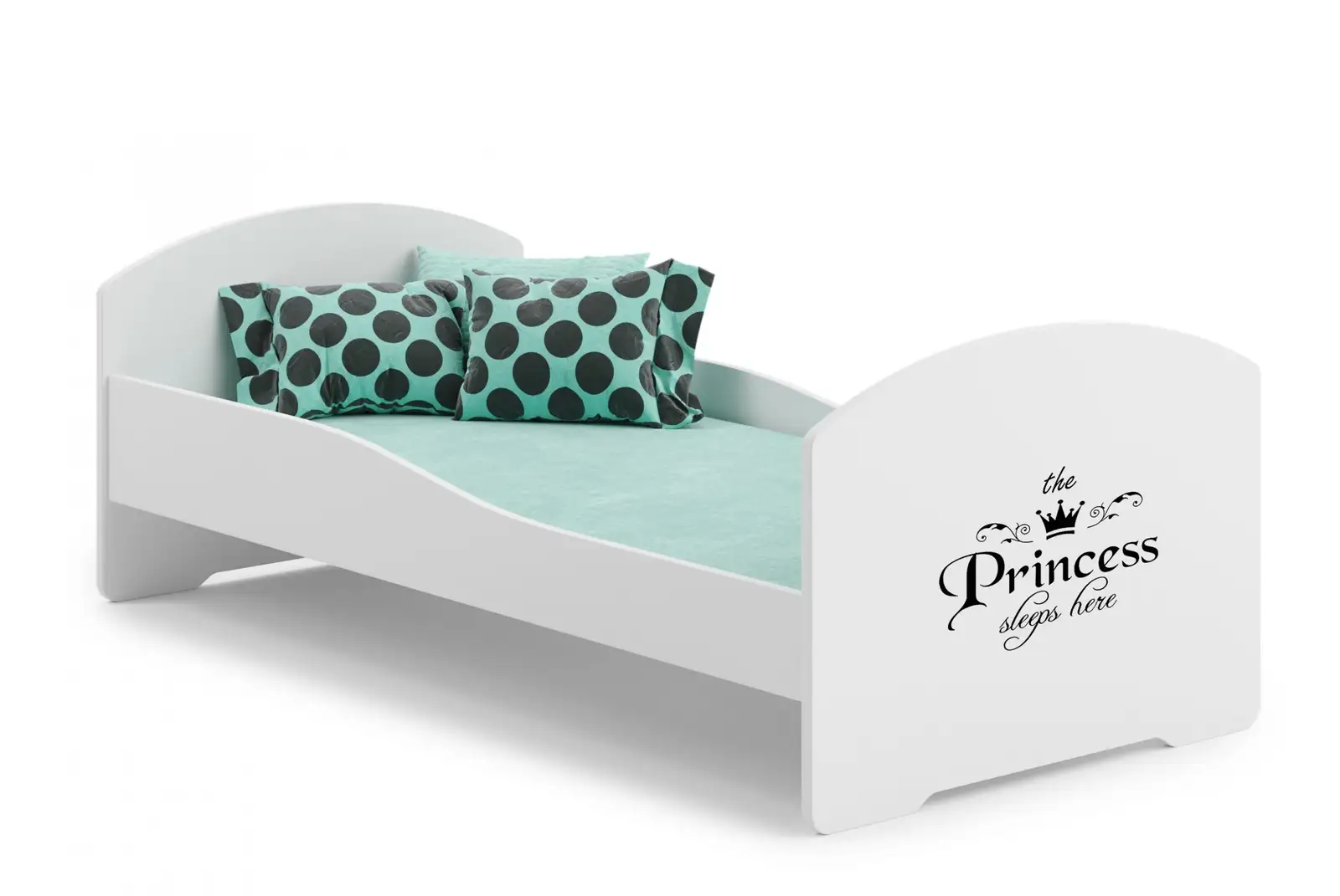 Łóżko z materacem PEPE PRINCESS BLACK 140x70 — 2