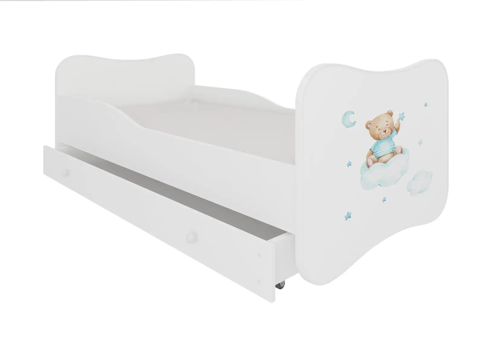 Łóżko z materacem i szufladą GONZALO TEDDY BEAR AND CLOUD 160x80 — 2