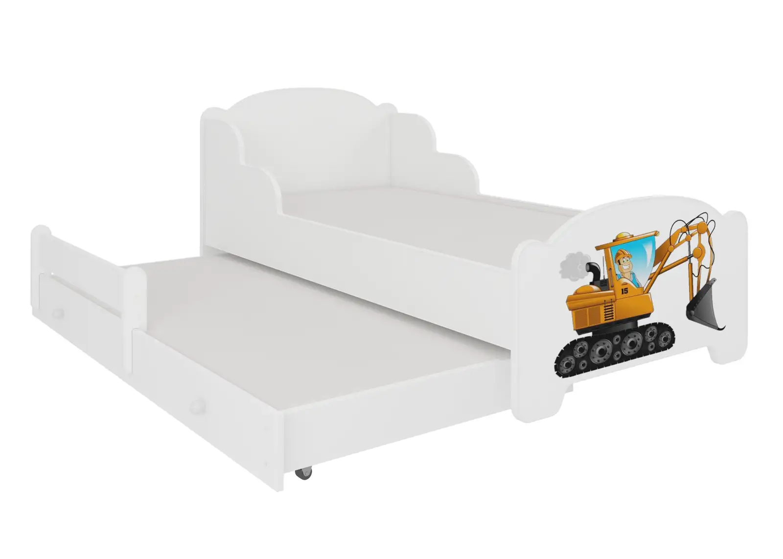 Łóżko podwójne z materacami AMADIS II DIGGER 160x80 — 2