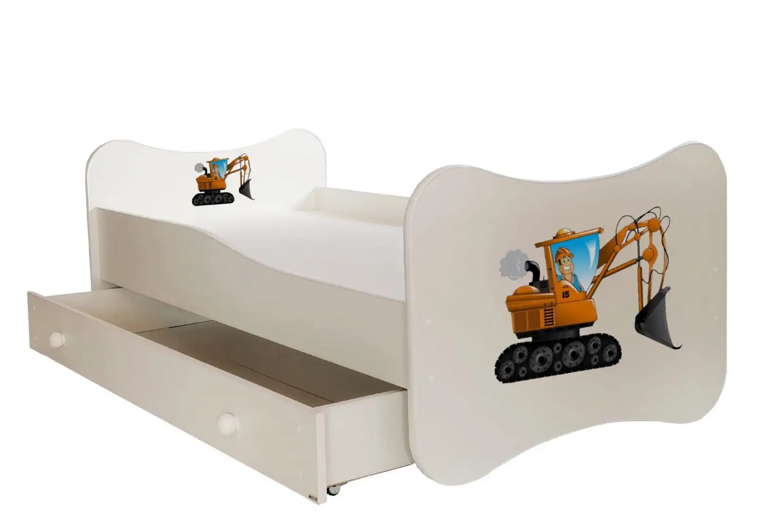 Łóżko z materacem i szufladą GONZALO DIGGER 140x70 — 2