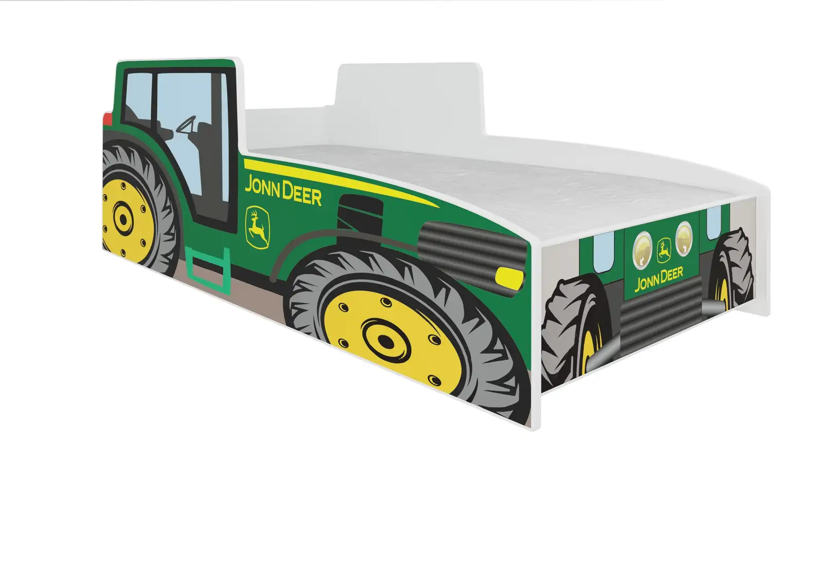 Łóżko z materacem TRACTOR GREEN 140x70 — 2