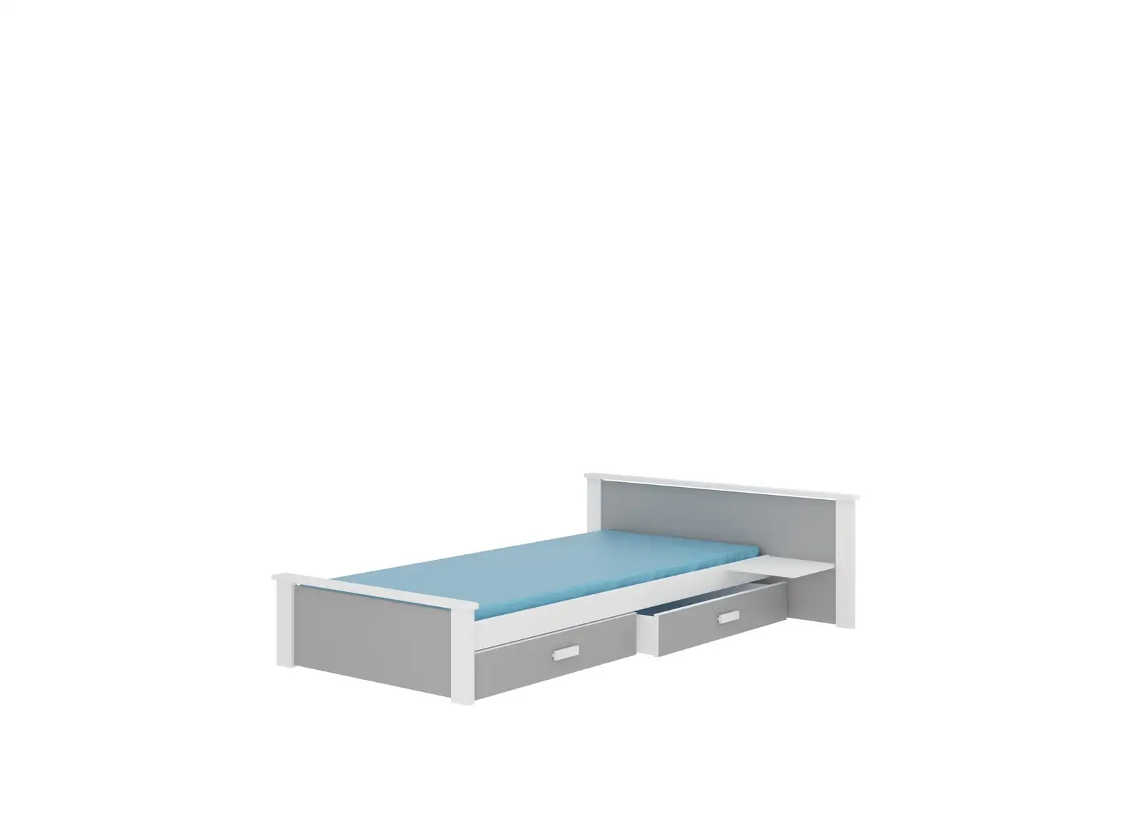 Łóżko z materacem ALDEX SHELF 180x80 — 2