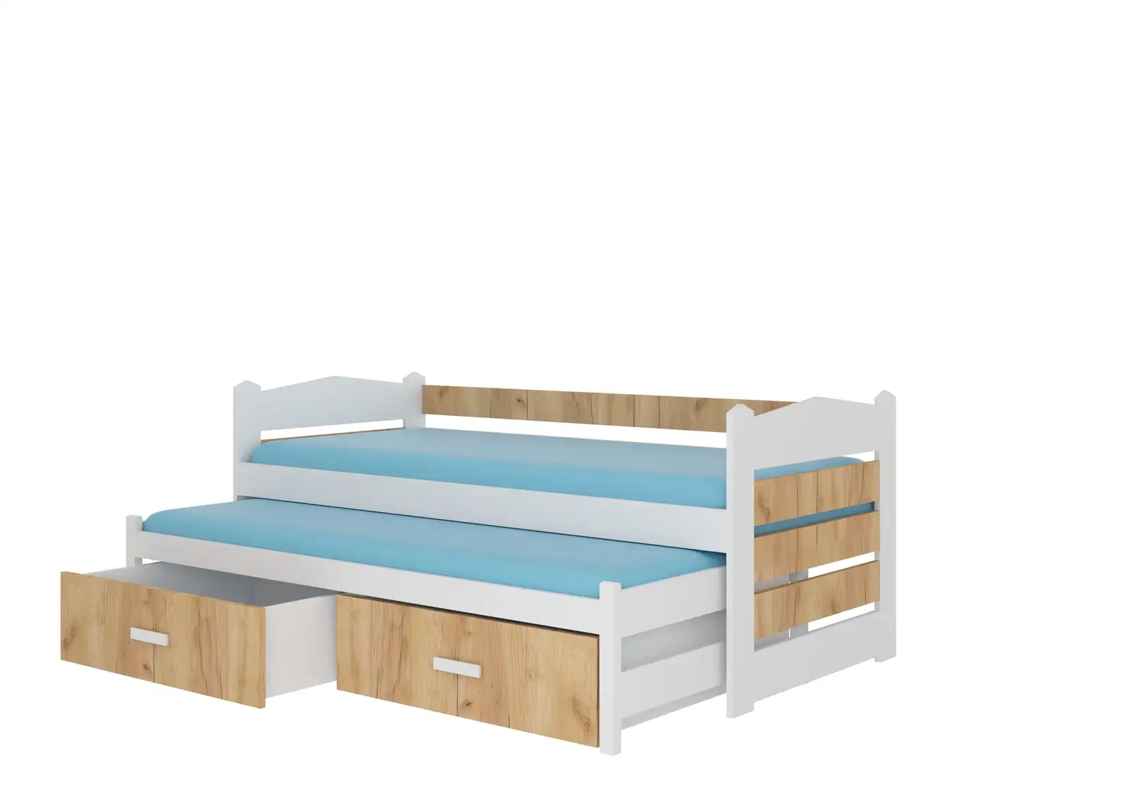Łóżko podwójne z materacami TIARRO 200x90 — 2
