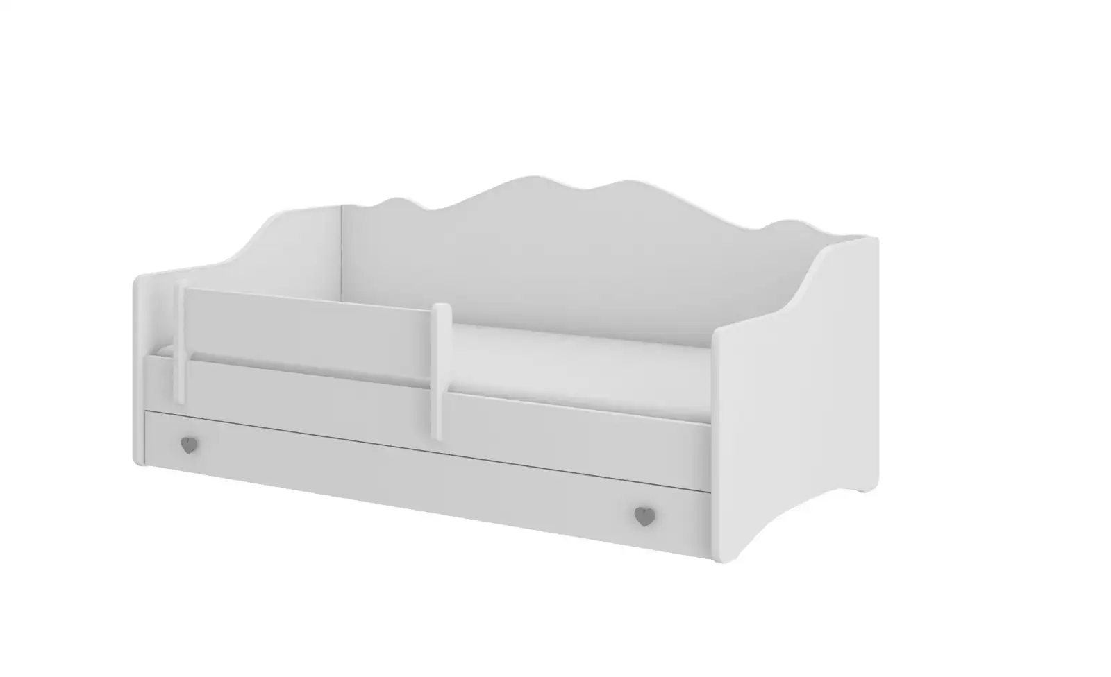 Łóżko z materacem EMKA Gray, White 160x80 — 3