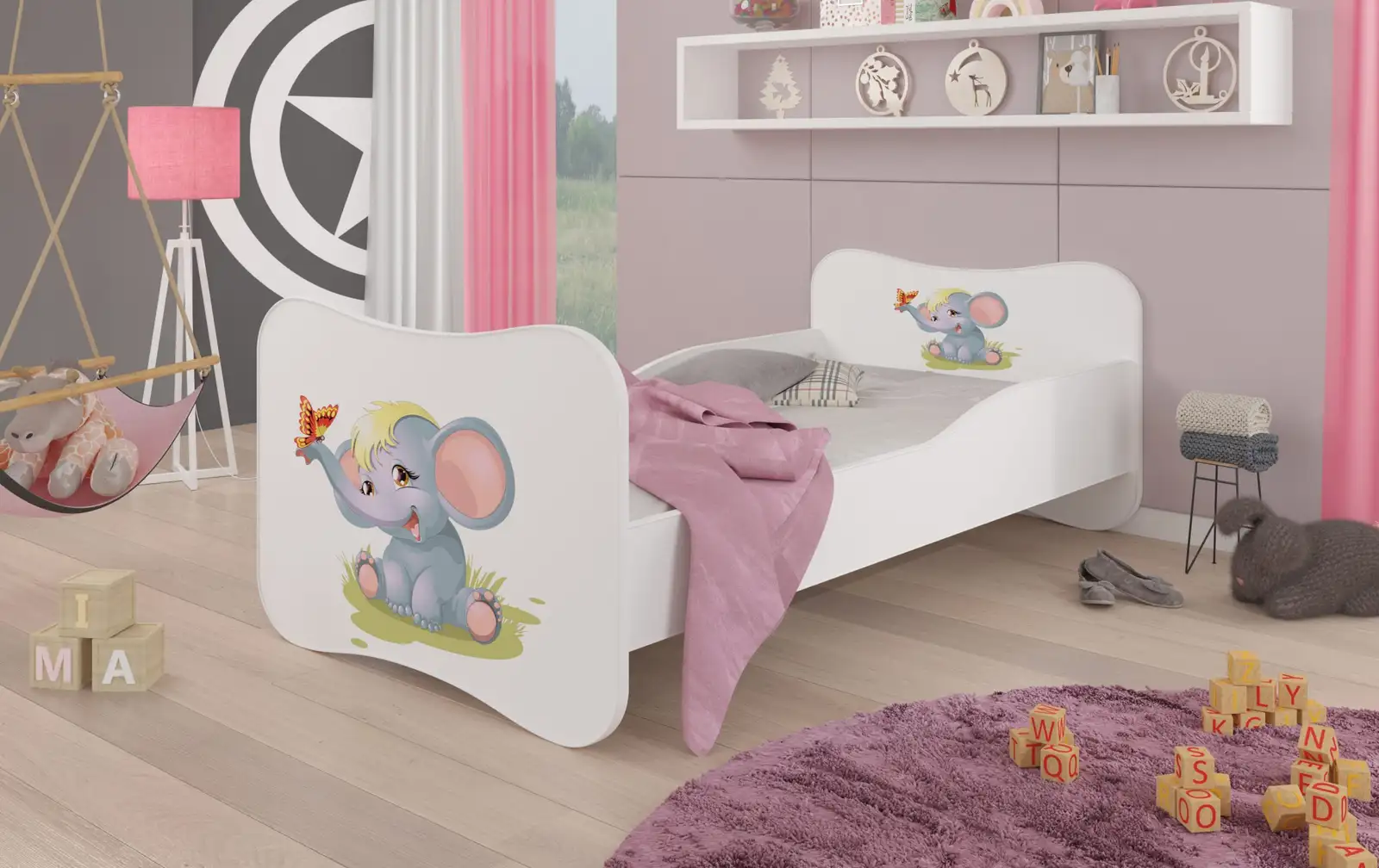 Łóżko z materacem GONZALO ELEPHANT 160x80