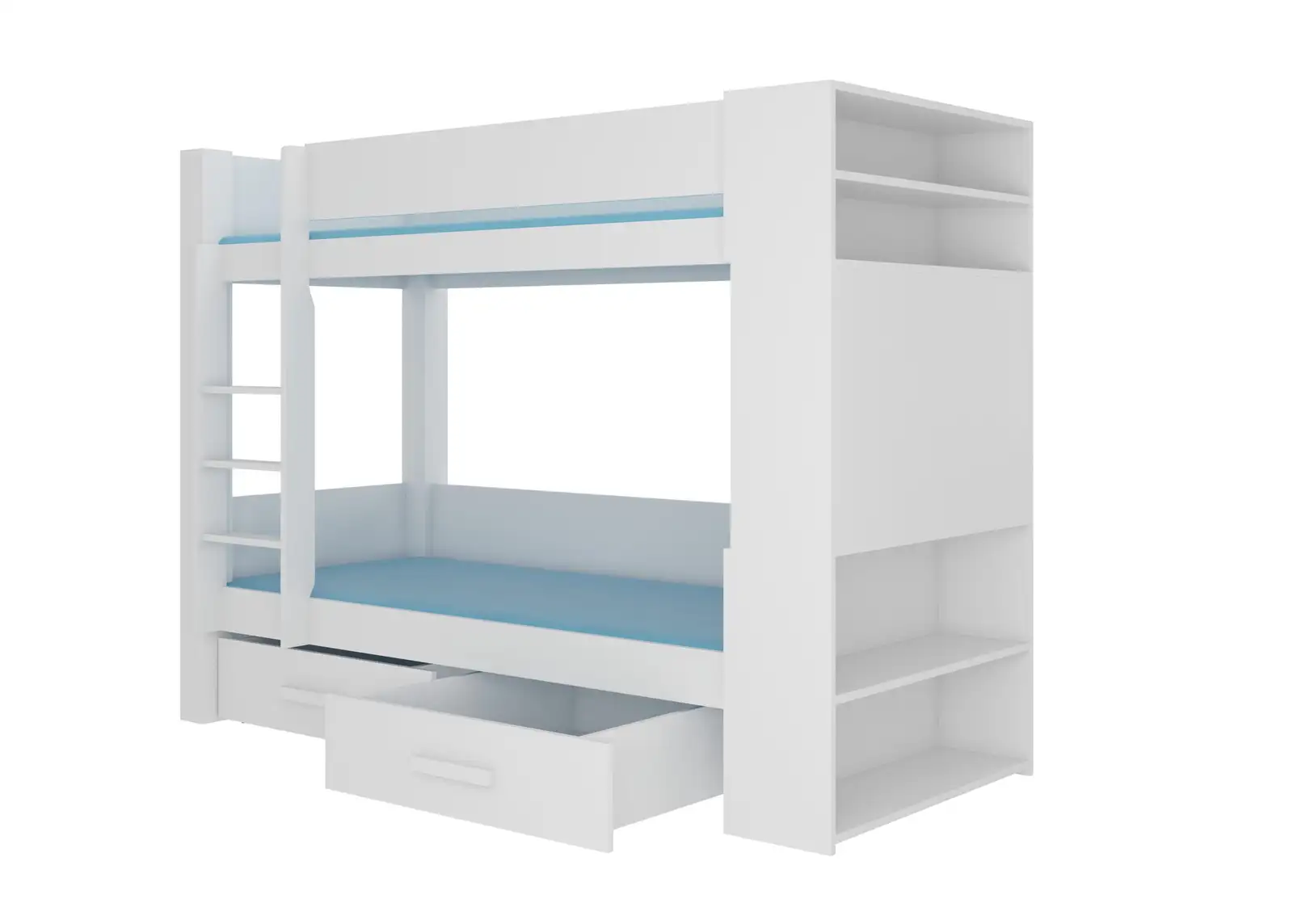 Łóżko piętrowe dwuosobowe z materacami GARET 180x80 — 2