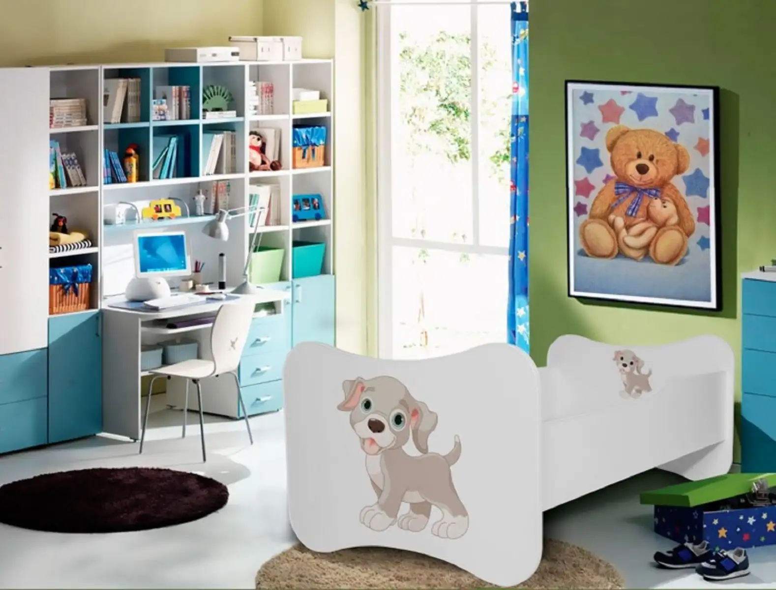 Łóżko z materacem GONZALO DOG 160x80