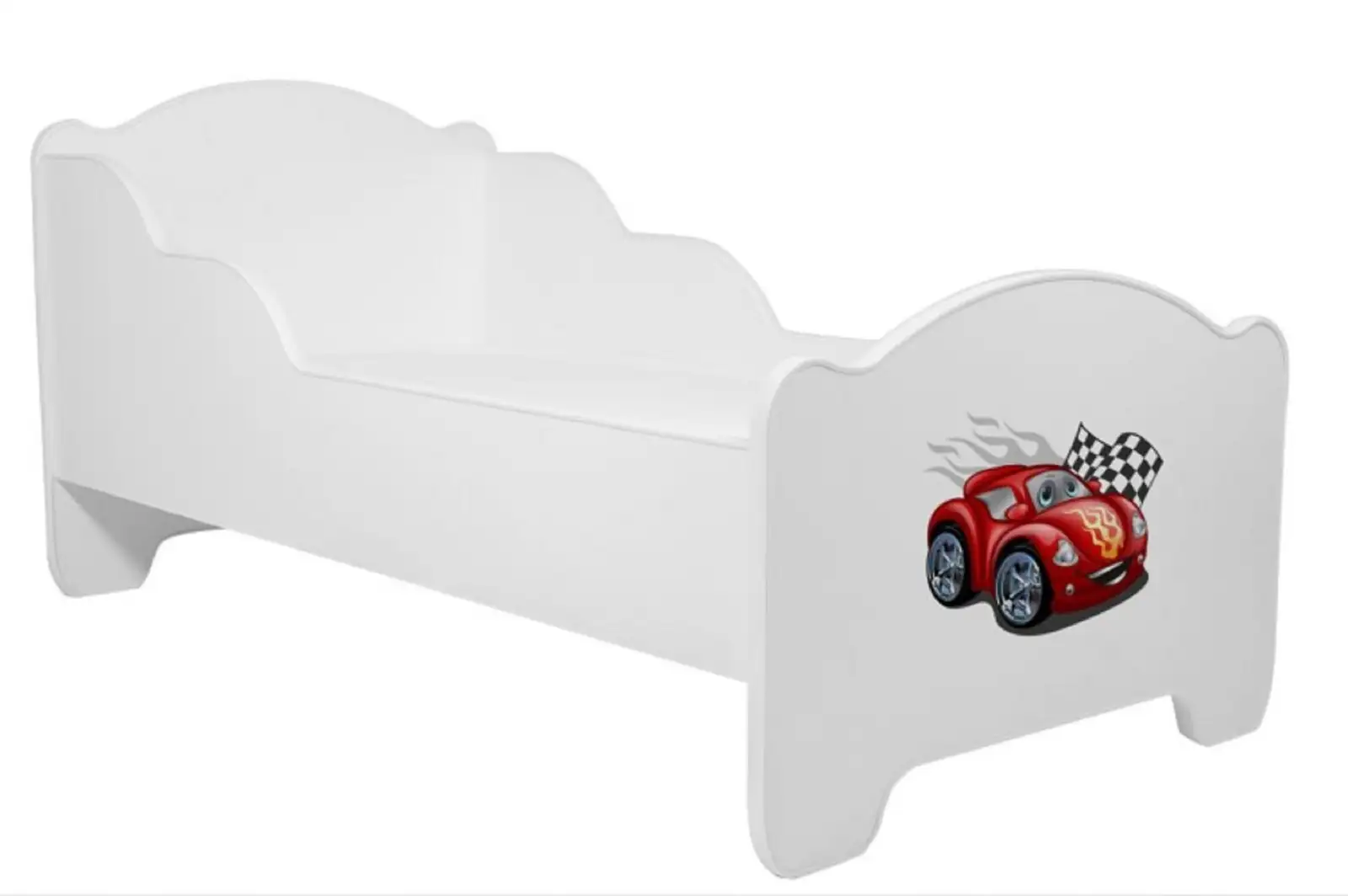 Łóżko z materacem AMADIS CAR ZIGZAG 140x70 — 2
