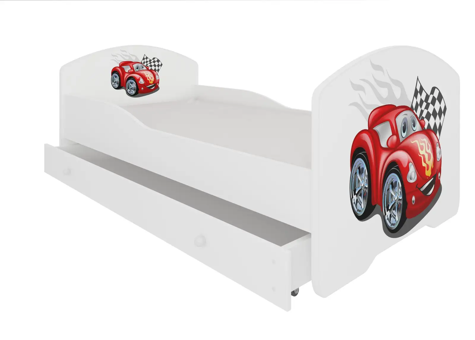 Łóżko z materacem i szufladą PEPE CAR ZIGZAG 140x70 — 2