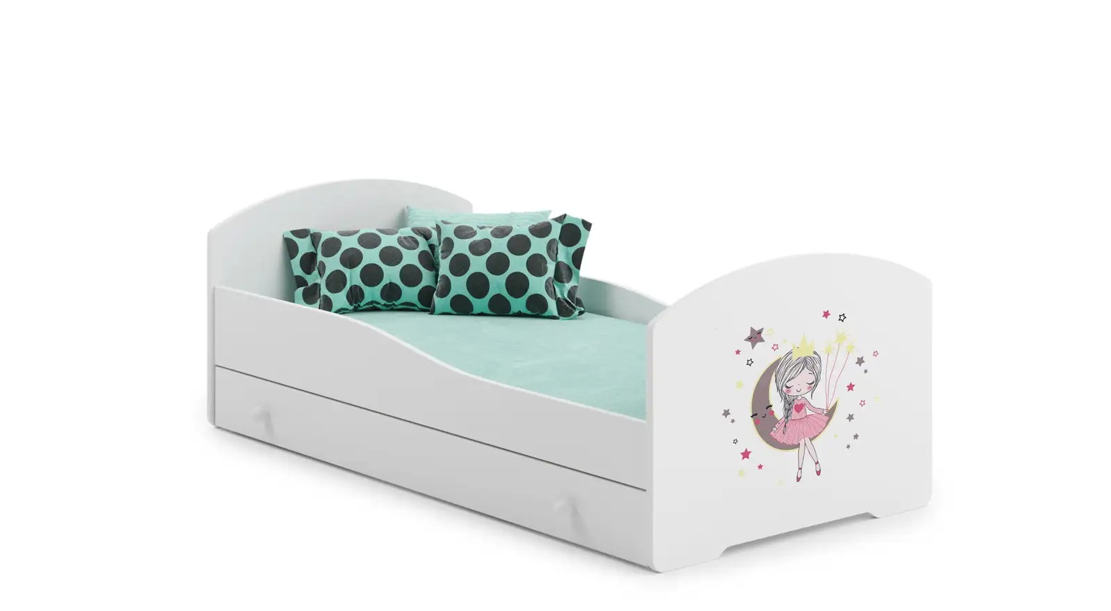 Łóżko z materacem i szufladą PEPE SLEEPING PRINCESS 160x80 — 2