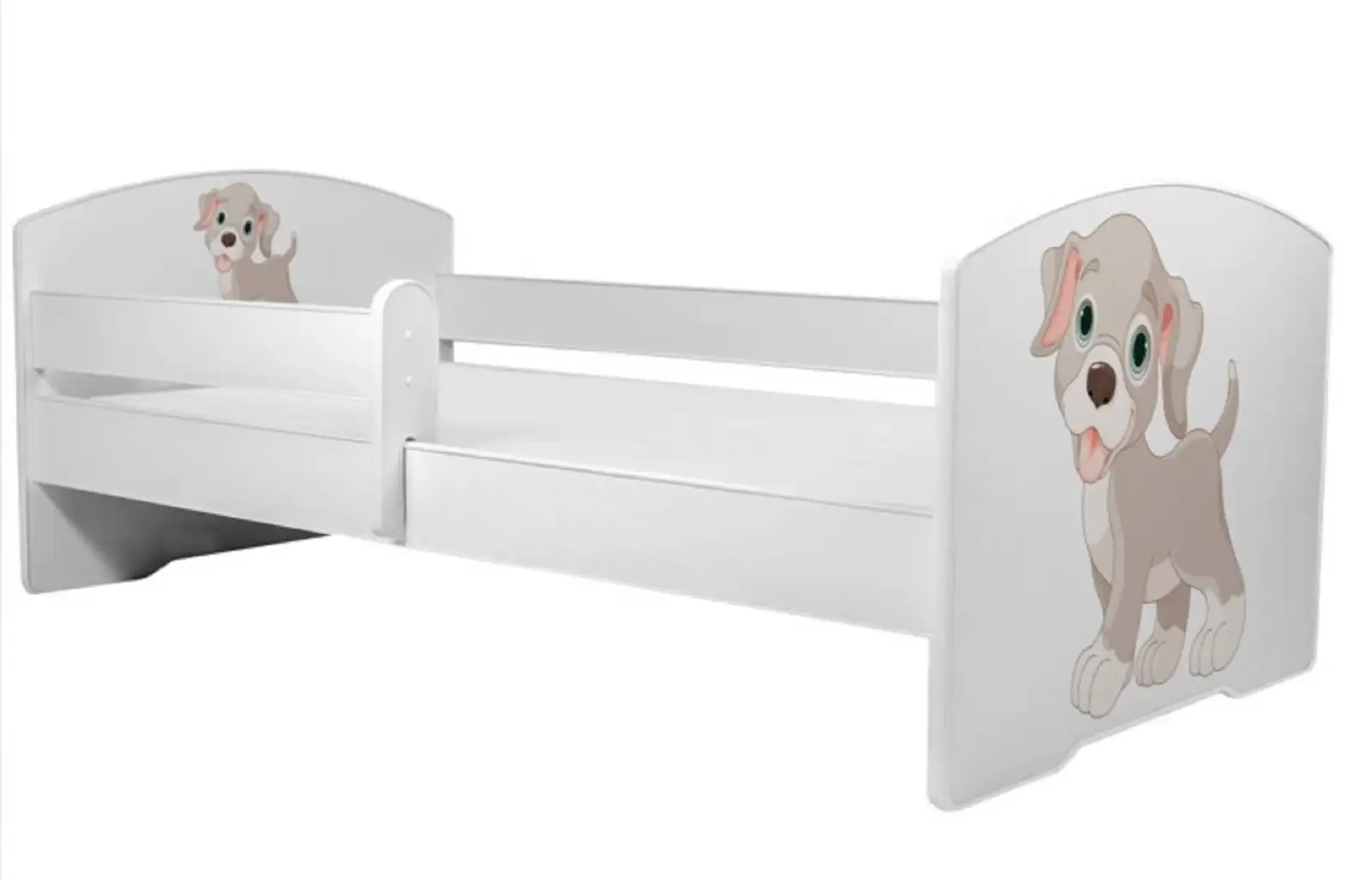 Łóżko z materacem i barierką PEPE DOG 140x70 — 2