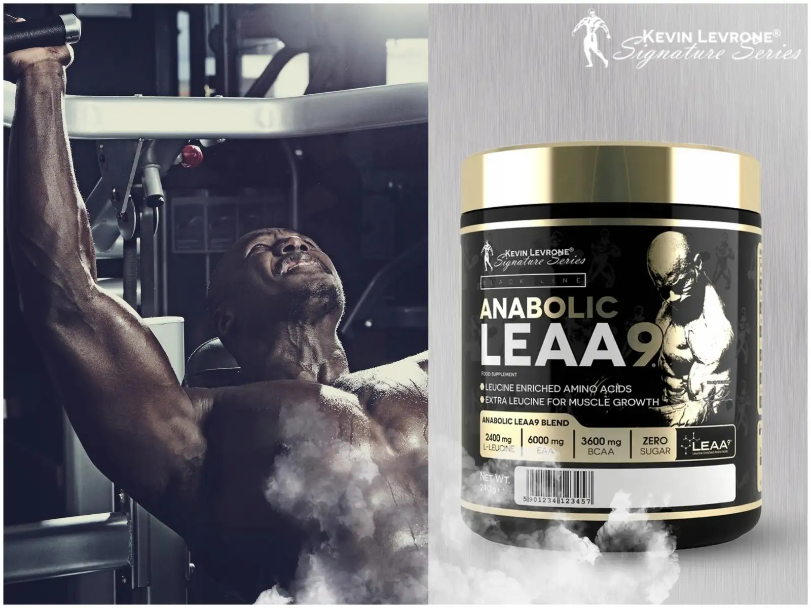 Kevin Levrone LEAA9 240g AMINOKWASY EAA BCAA SIŁA — 5