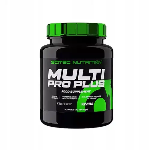 SCITEC Multi Pro Plus 30 saszetek Witaminy Minerały Omega-3 Q10 — 2