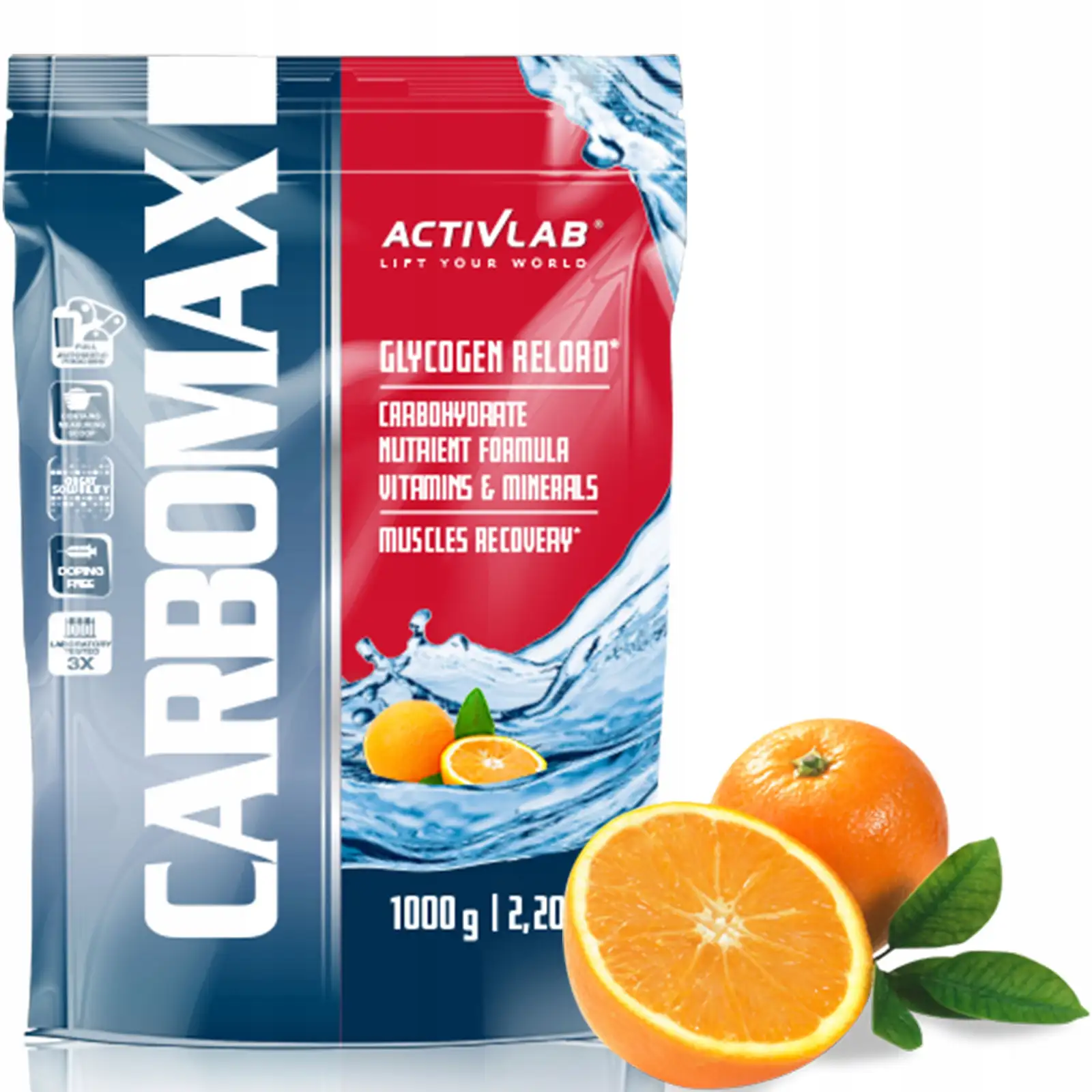 Carbo Max 1000g ACTIVLAB Węglowodany dla kolarzy biegaczy
