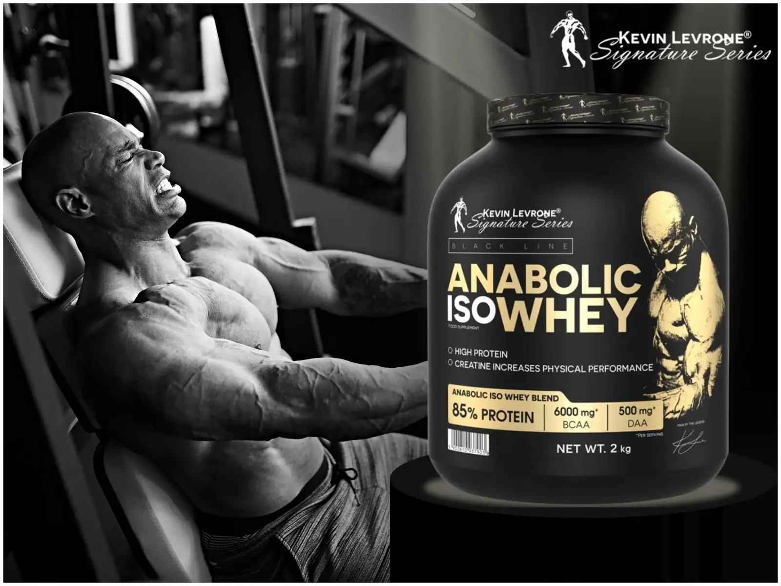 Białko IZOLAT BIAŁKA KREATYNA 66 porcji 2kg Anabolic Iso Whey czekolada — 5