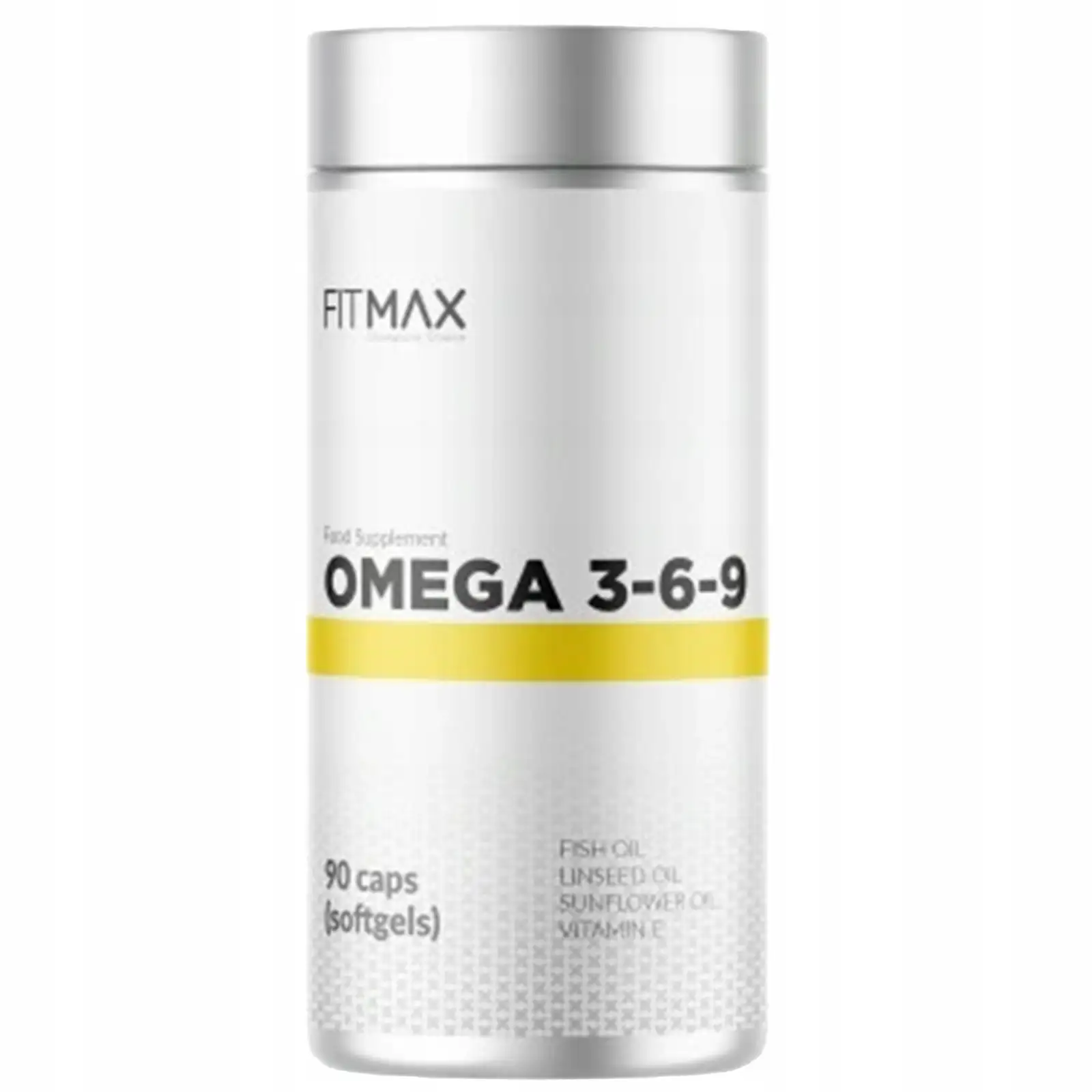 FITMAX Omega 3-6-9 90 kapsułek Olej rybi Lniany Słonecznikowy EPA DHA
