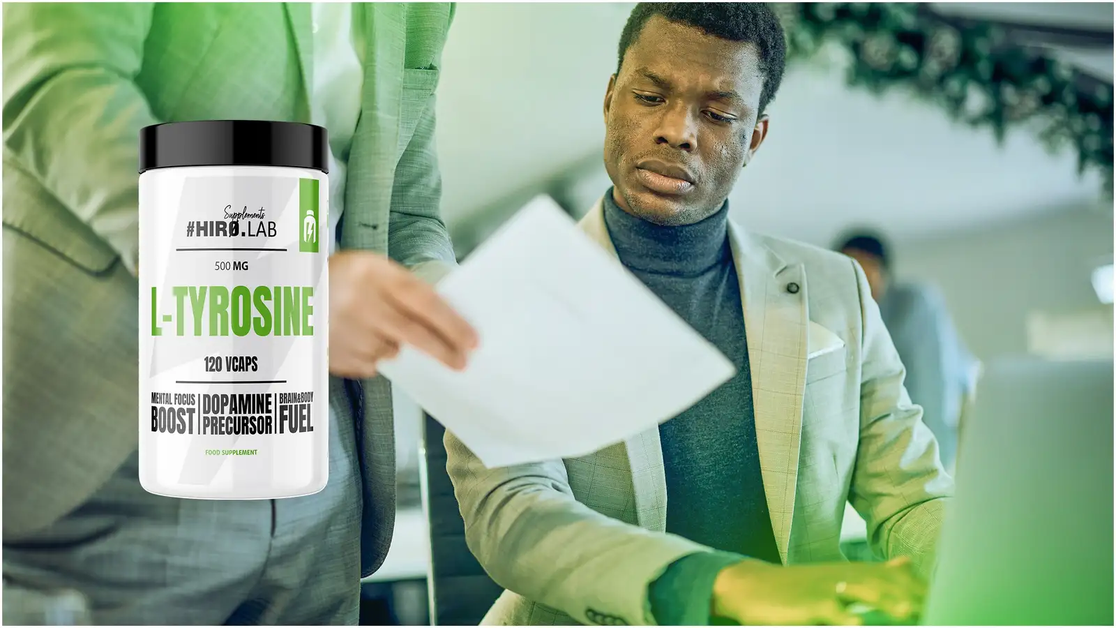 L-Tyrozyna 500mg 120 kapsułek KONCENTRACJA DOPAMINA NASTRÓJ PAMIĘĆ STRES — 3