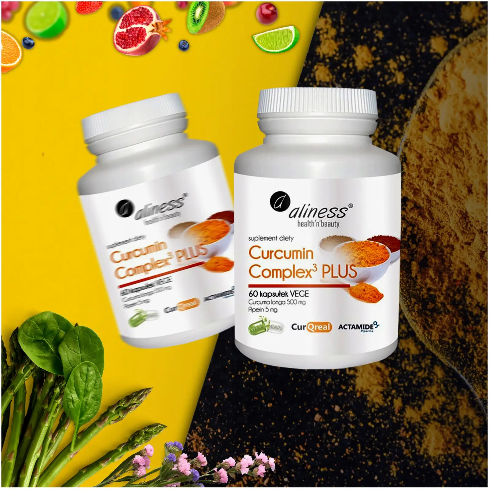 KURKUMA PIPERYNA Curcumin Complex Plus 60k Aliness — 5