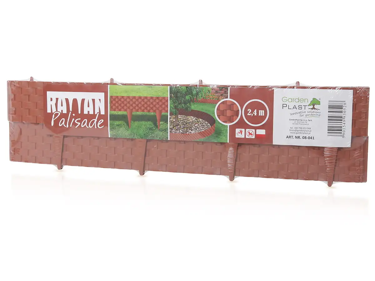 PALISADA płotek ogrodowy terakota 80 cm RATAN — 4