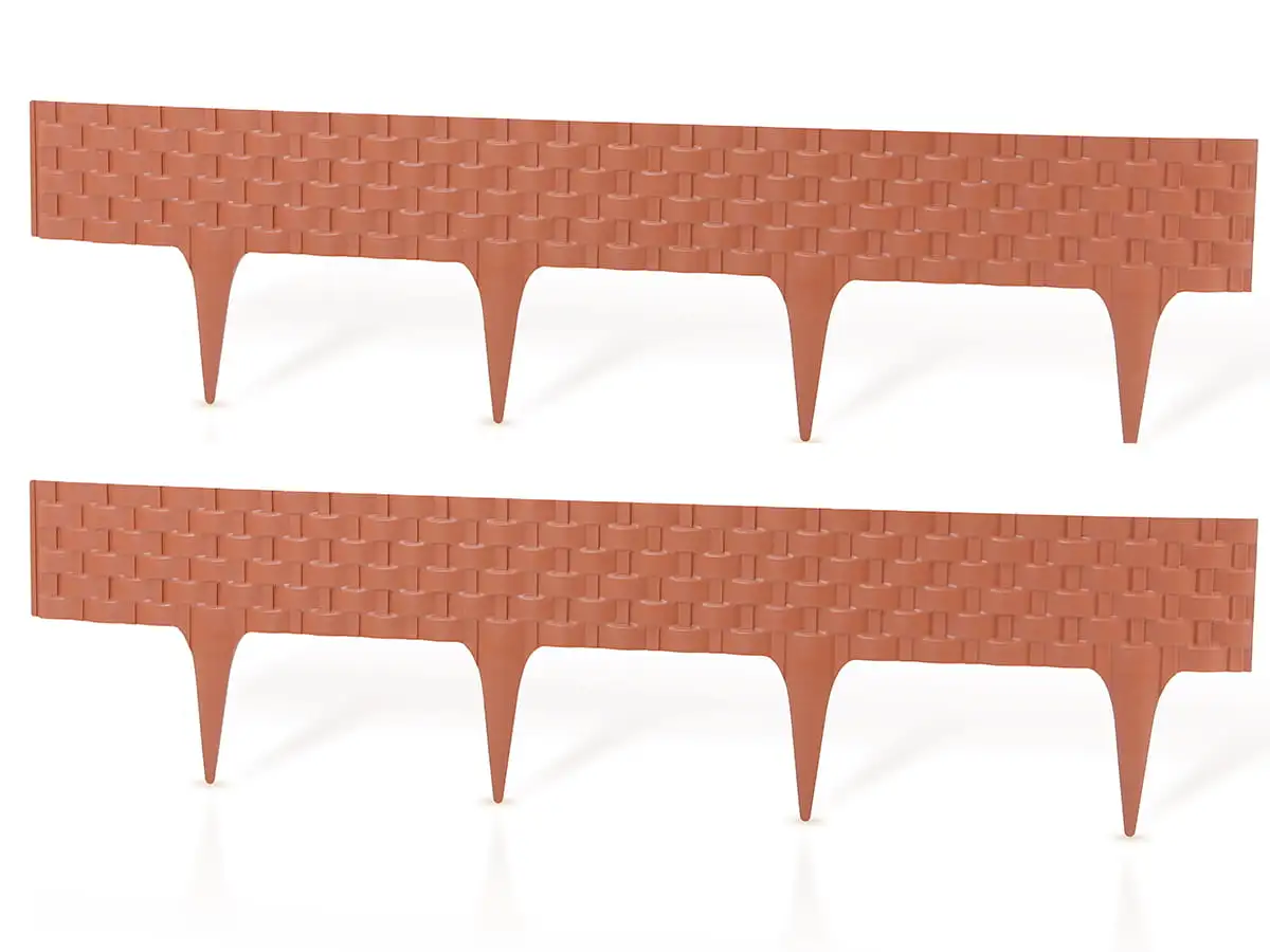 PALISADA płotek ogrodowy terakota 80 cm RATAN — 3