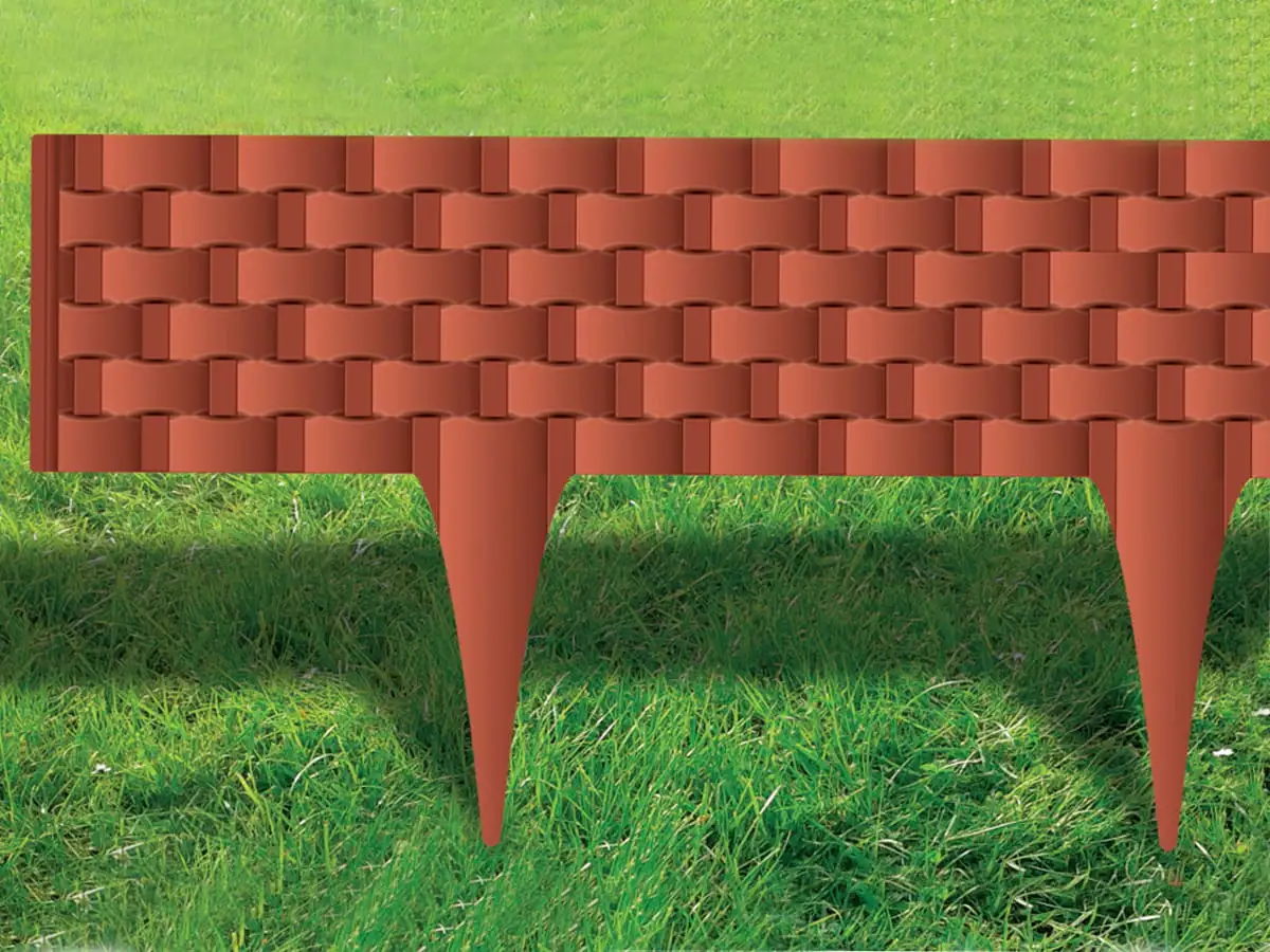 PALISADA płotek ogrodowy terakota 80 cm RATAN — 5