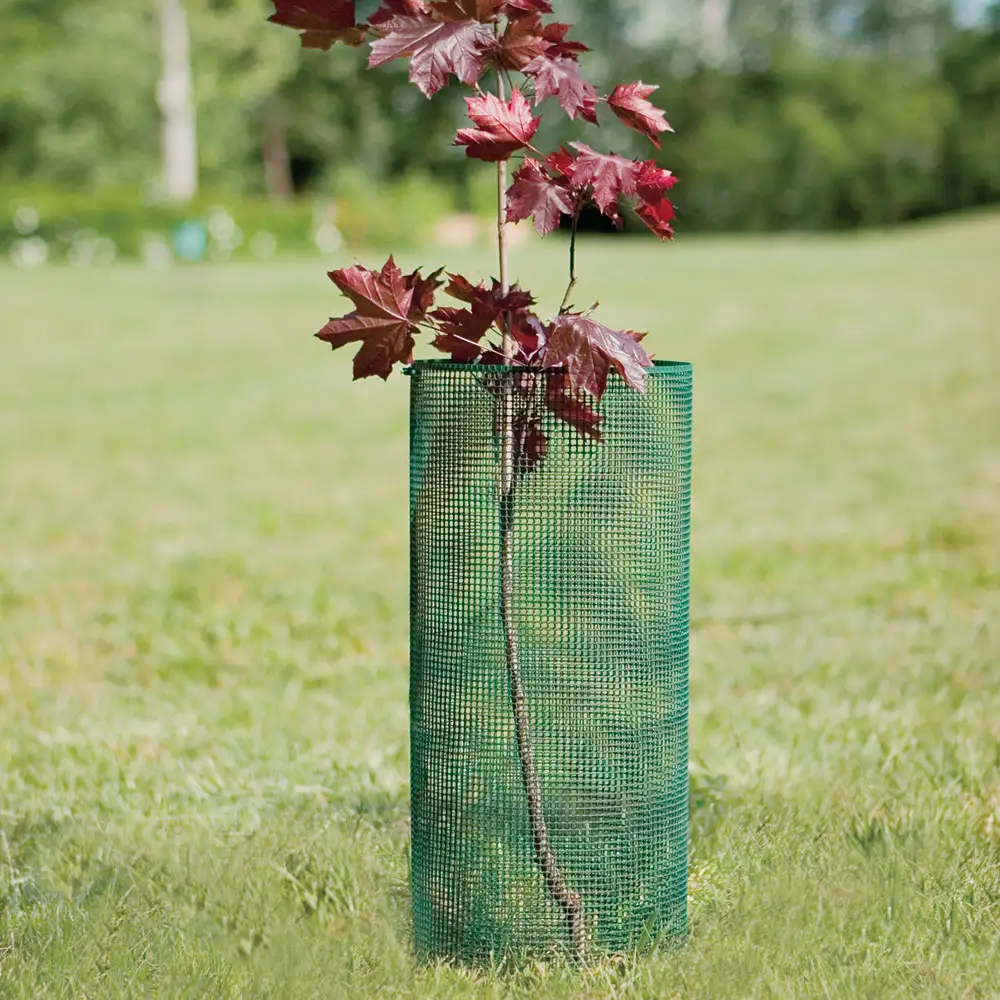 Siatka plastikowa, ogrodzeniowa 0,4 x 50 m zielona — 3