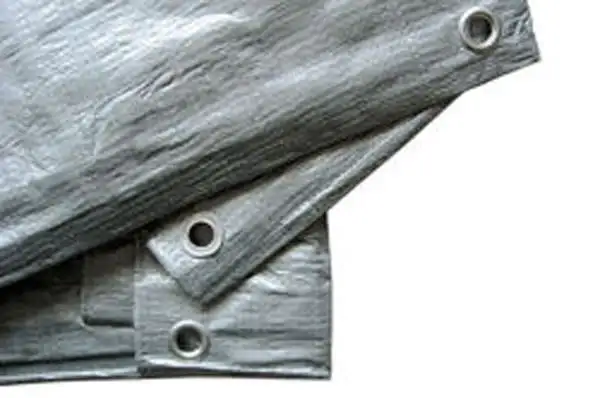 Plandeka srebrna Mega Gruba 130 g/m2 - 3x5 m — 2