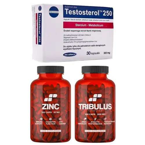 TRIBULUS TESTOSTERON TERRESTRIS BUZDYGANEK TESTO LIBIDO 100 MUSCLE POWER — 2