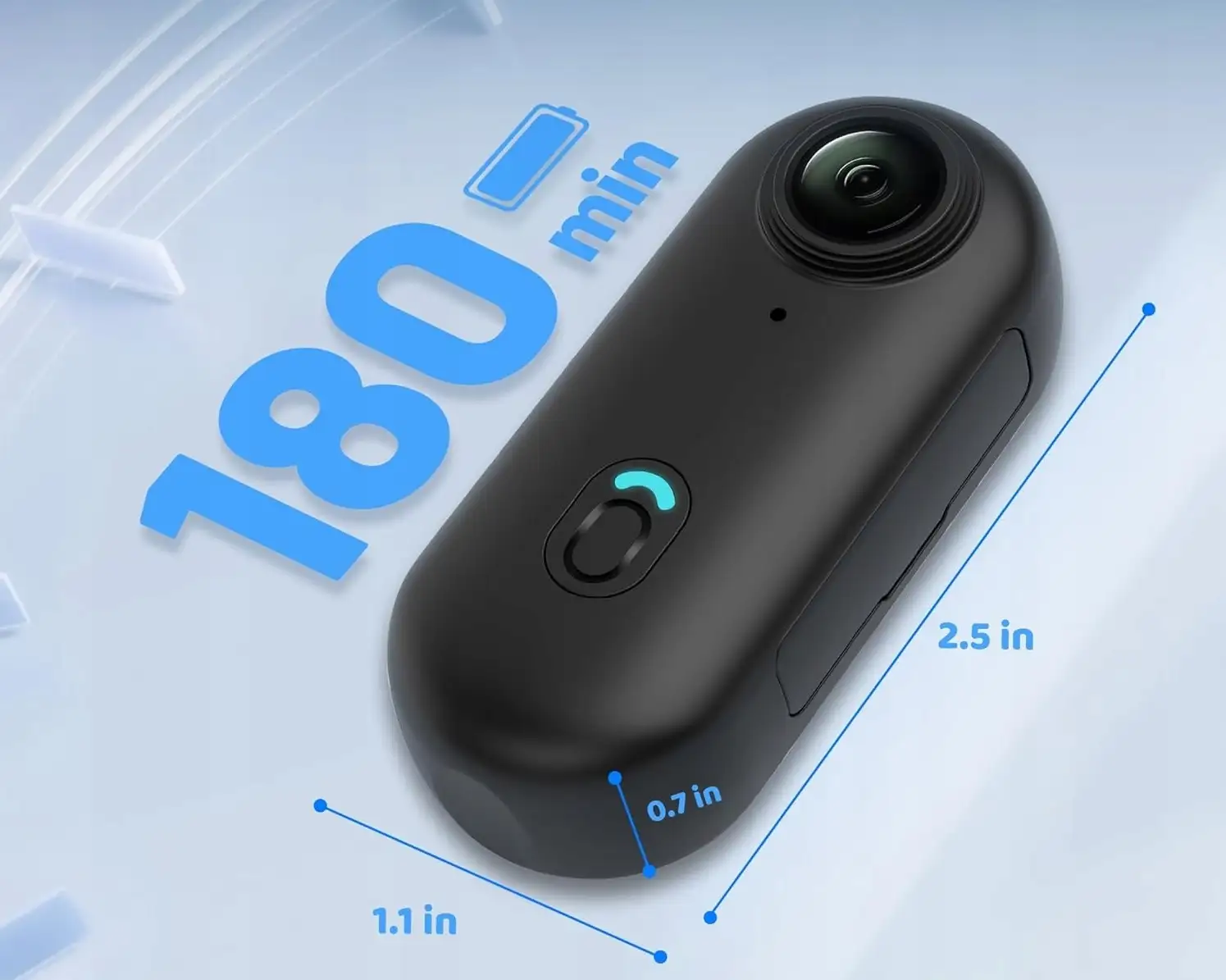 Mini Kamera Sportowa HD 4K Wodoodporna Kąt 140° WiFi Adaptery Akcesoria — 8